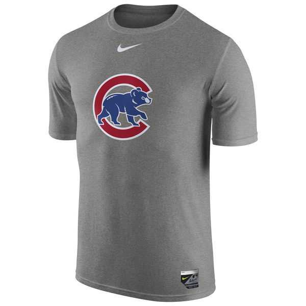 Chicago Cubs Nike Collection Legend Logo 1.5 Performance WEM T-Shirt - Gray,We sell and wholesale Chicago Cubs Nike Collection Legend Logo 1.5 Performance WEM T-Shirt - Gray on line form chian!